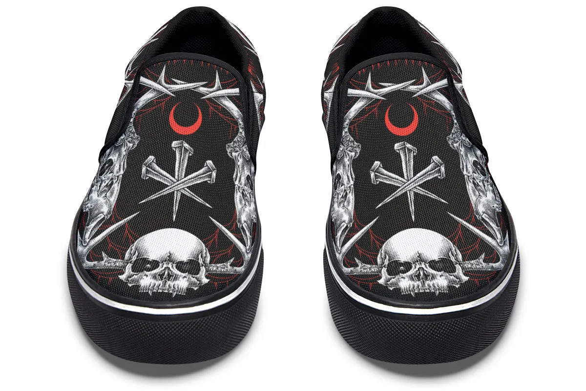 3 Nails Slip On Shoes