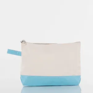 Baby Blue Makeup Bag