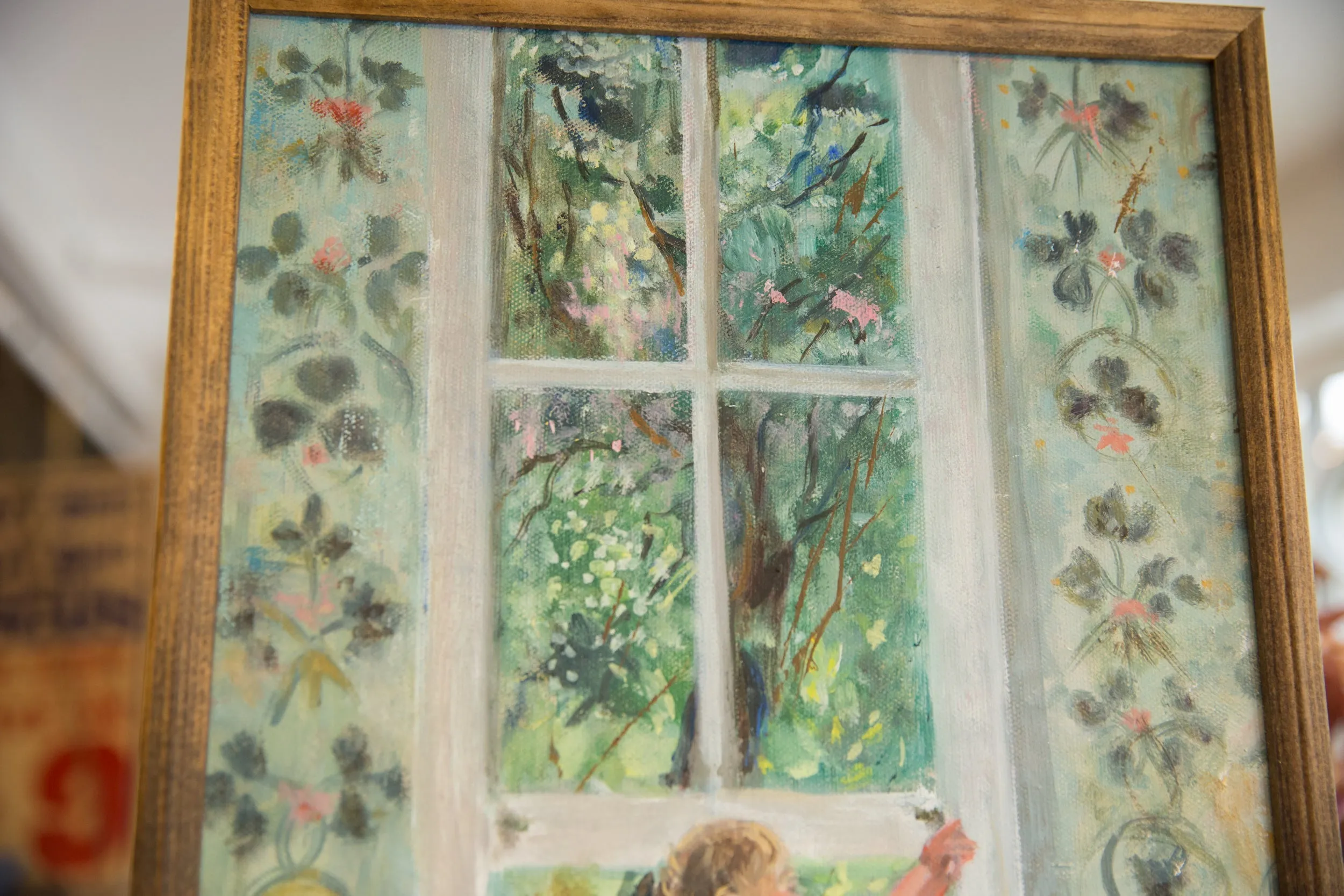 Grace B. Keogh Painting "Baby by the Window"