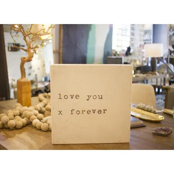 Sugarboo Art Print: Love You x Forever